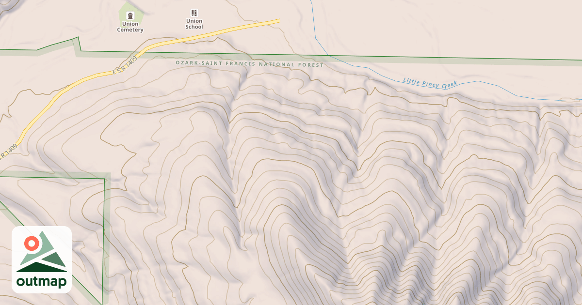 Map of USFS Motor Vehicle Use Map Roads {EF3D0CFA-B4DD-4FEF-9E9D-718AE71841DB}
