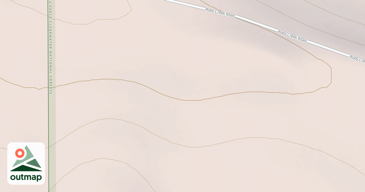 Map of RUBY CREEK D