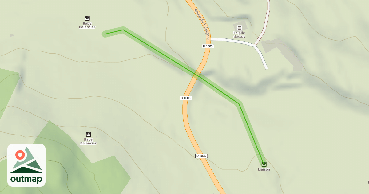 Map of Liaison Franco-Suisse