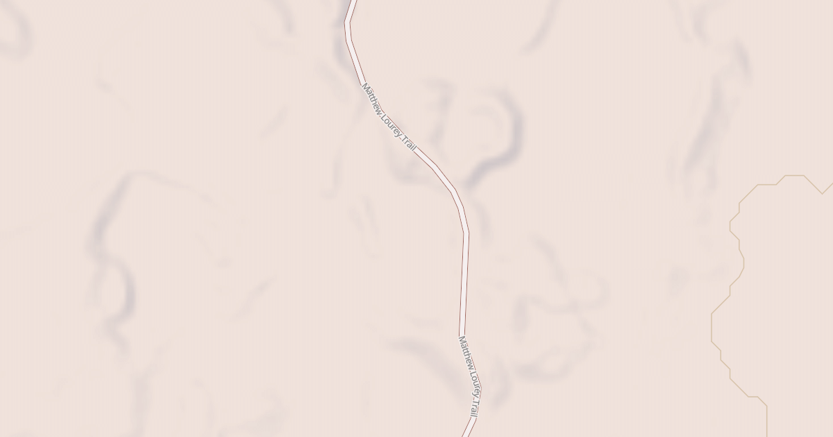 Map preview of Matthew Lourey State Trail