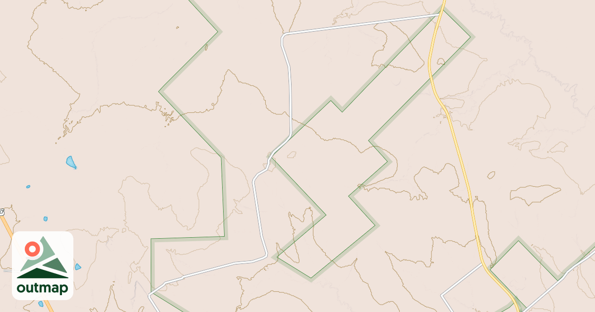 Map of BROKEN BRIDGE