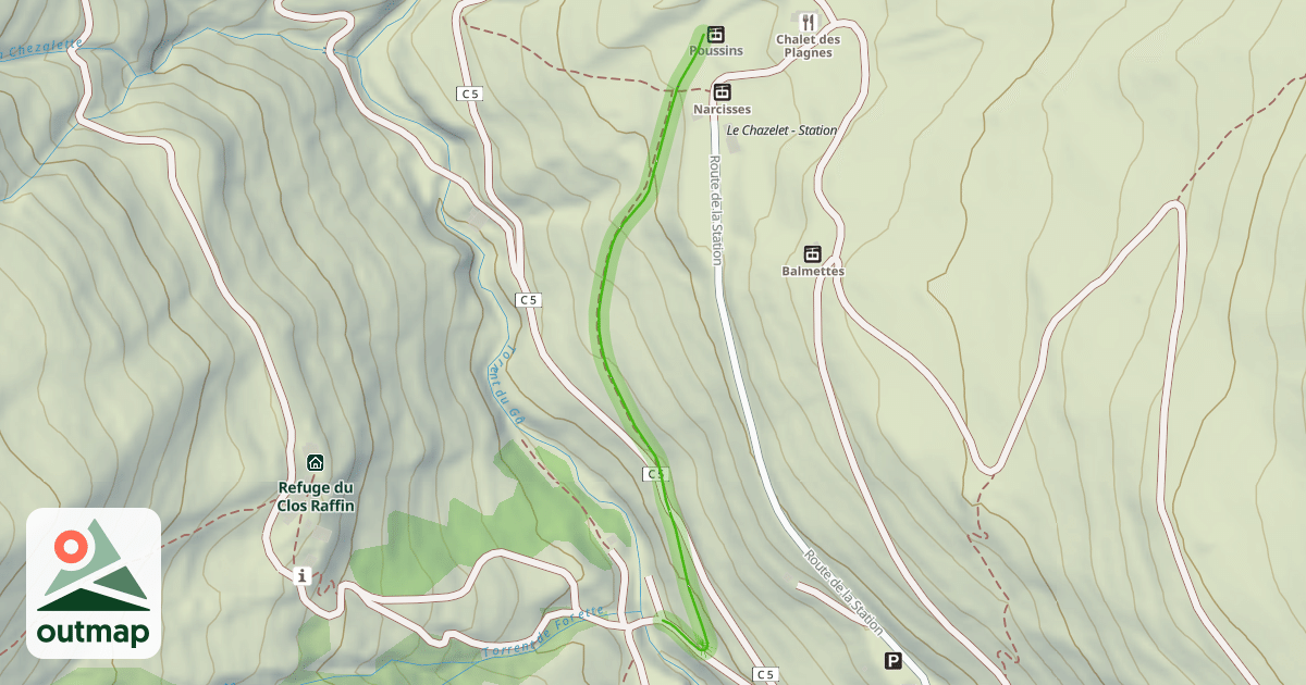 Map of Le Gâ
