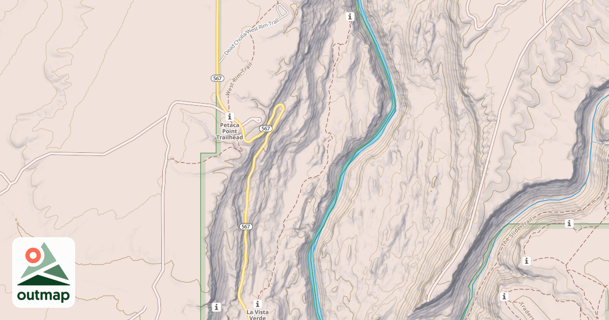 Map of La Vista Verde Trail