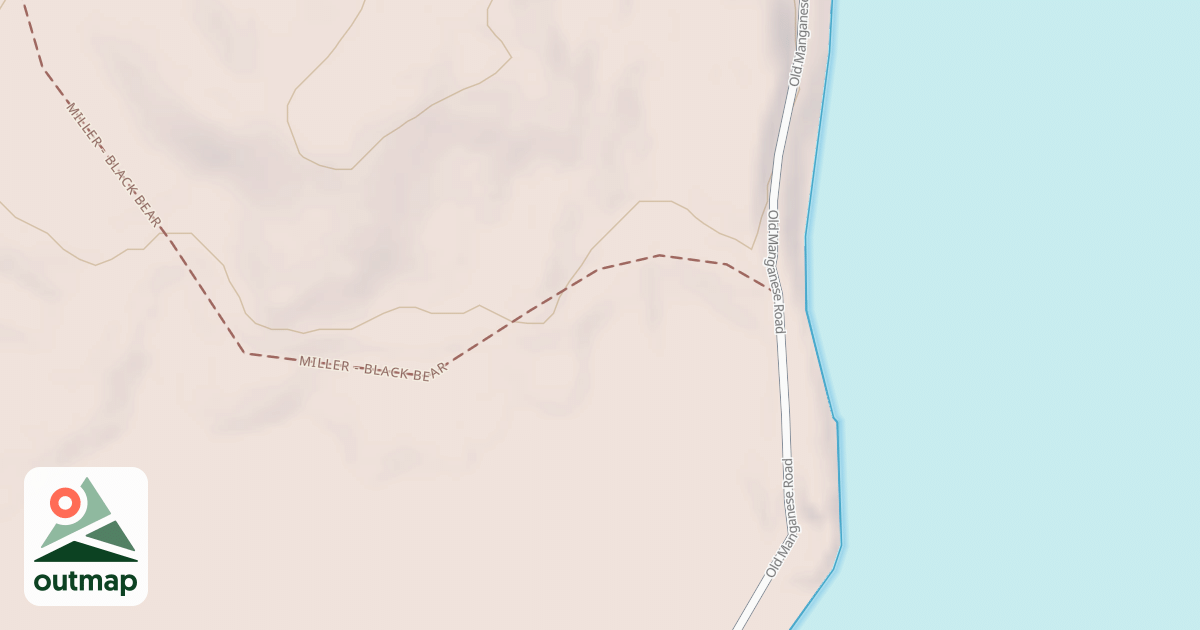 Map of Miller-Black Bear Trail