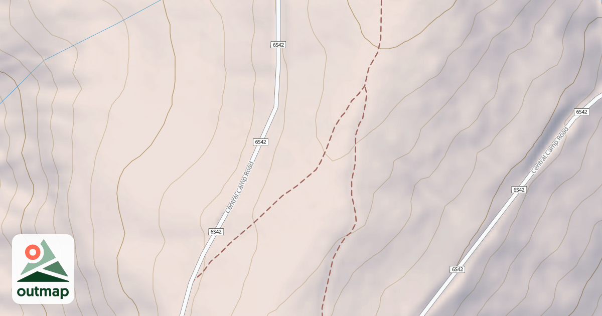 Map of CENTRAL CAMP T16