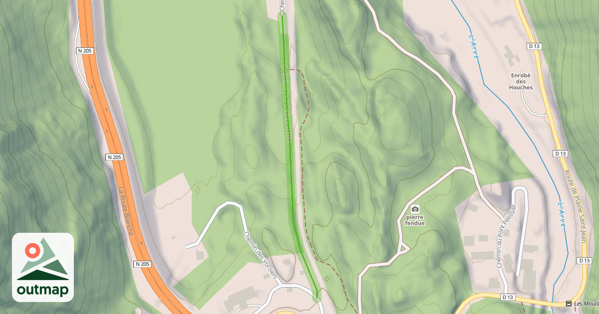 Map of Chemin de la Chenalette