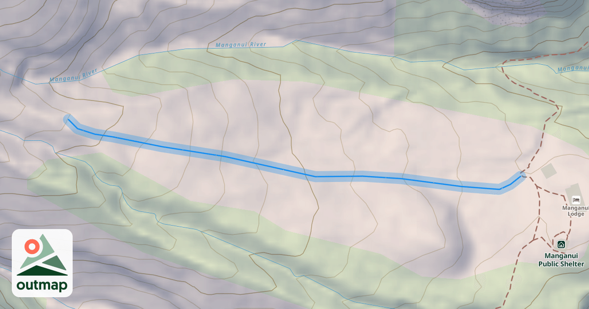 Map of Outlet Gully