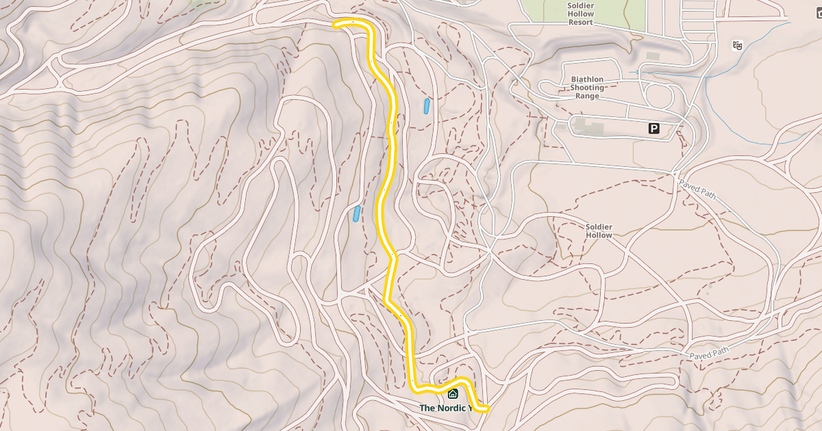 Map preview of Pony Express