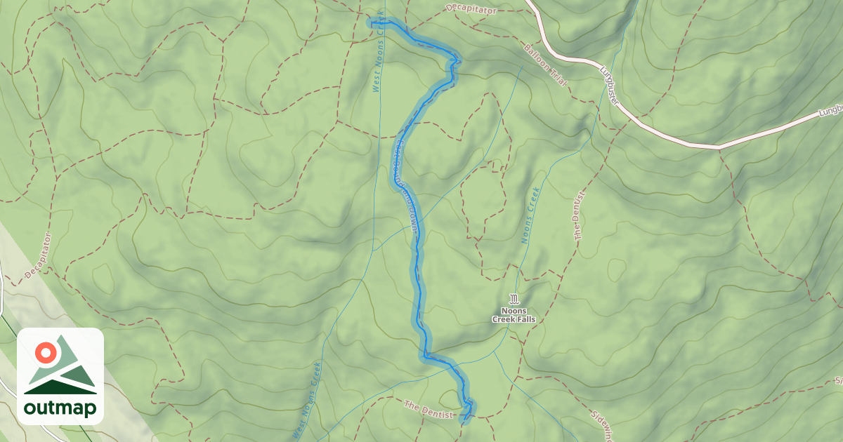 Map of East Bound and Down