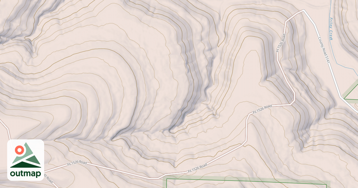 Map of USFS National Forest System Roads {19272490-5772-4BFA-BE84-52199C319240}