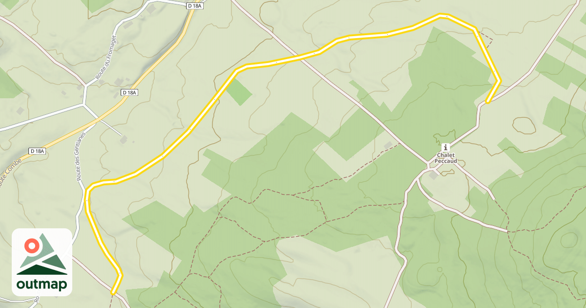 Map of La Combette