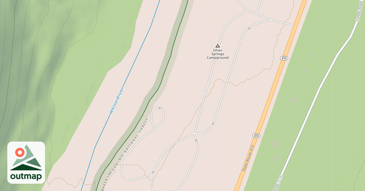Map of SILVER SPRINGS CG-A
