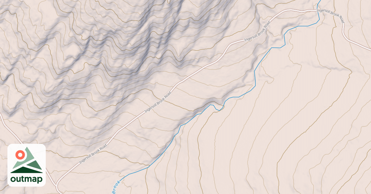 Map of Ingersoll Brook