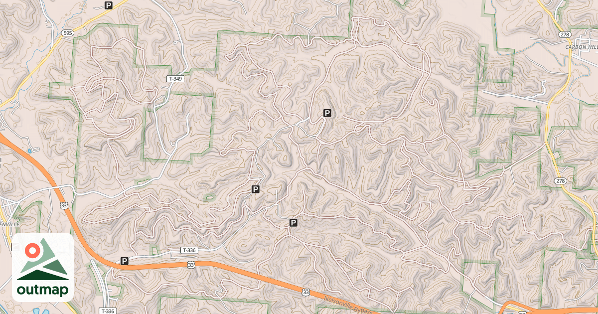 Map of DORR RUN LOOP