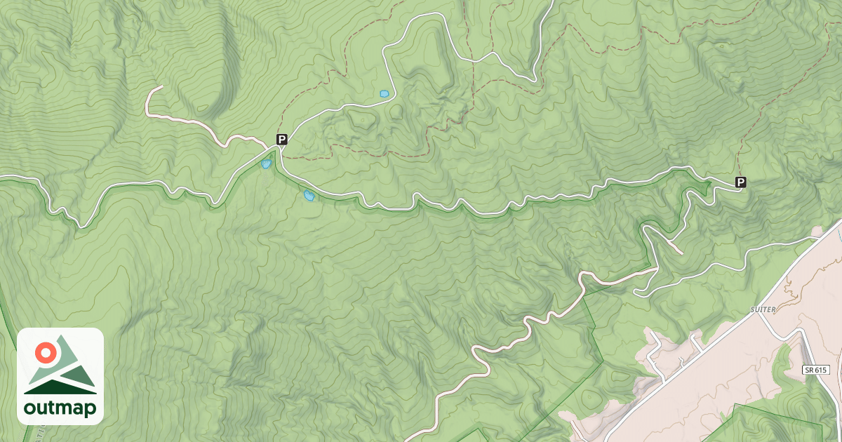 Map of GARDEN MOUNTAIN