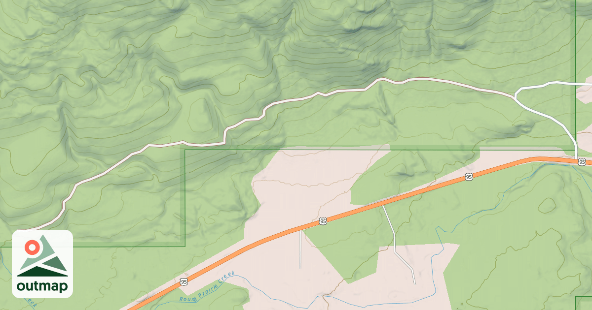 Map of MILLER CREEK