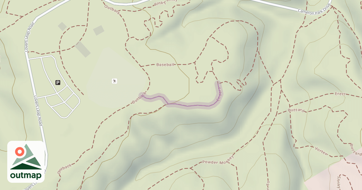 Map of Cedars