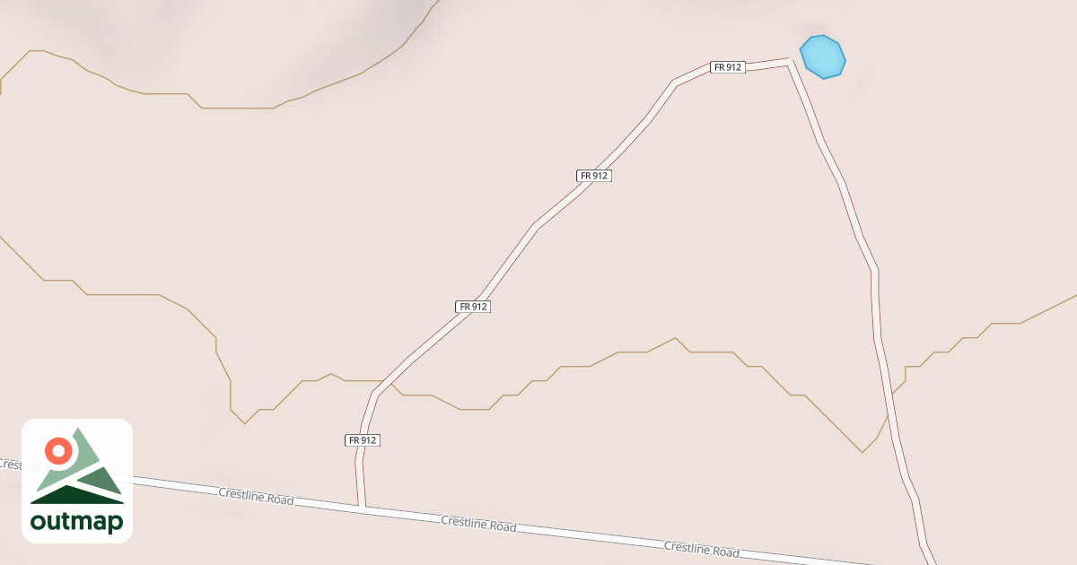 Map of USFS Motor Vehicle Use Map Roads {1467224C-78CA-4C80-BB8E-BD5E05311F5B}
