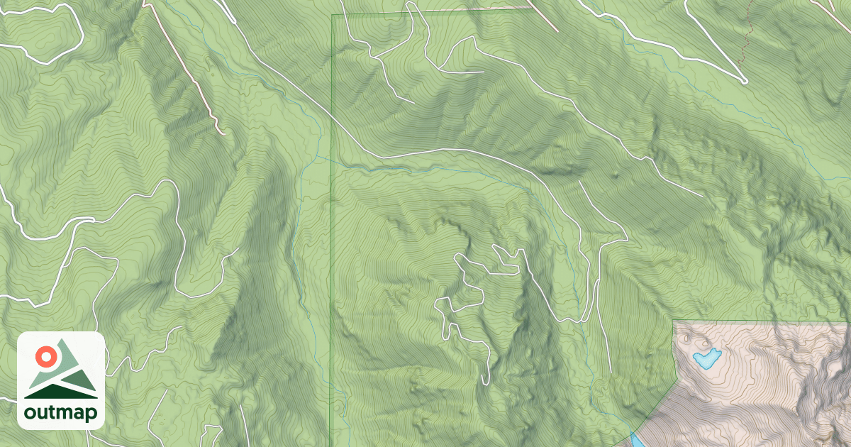 Map of MIDDLE FORK