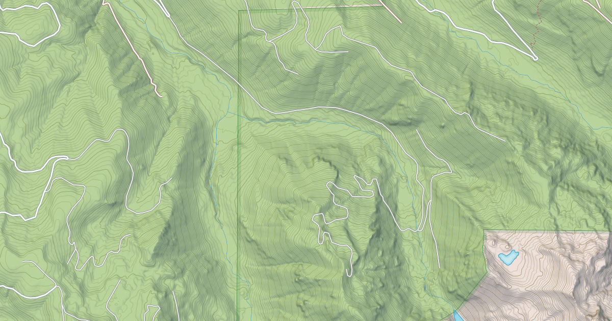 Map preview of MIDDLE FORK