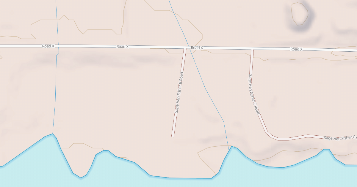 Map preview of SAGE HEN FISHER B