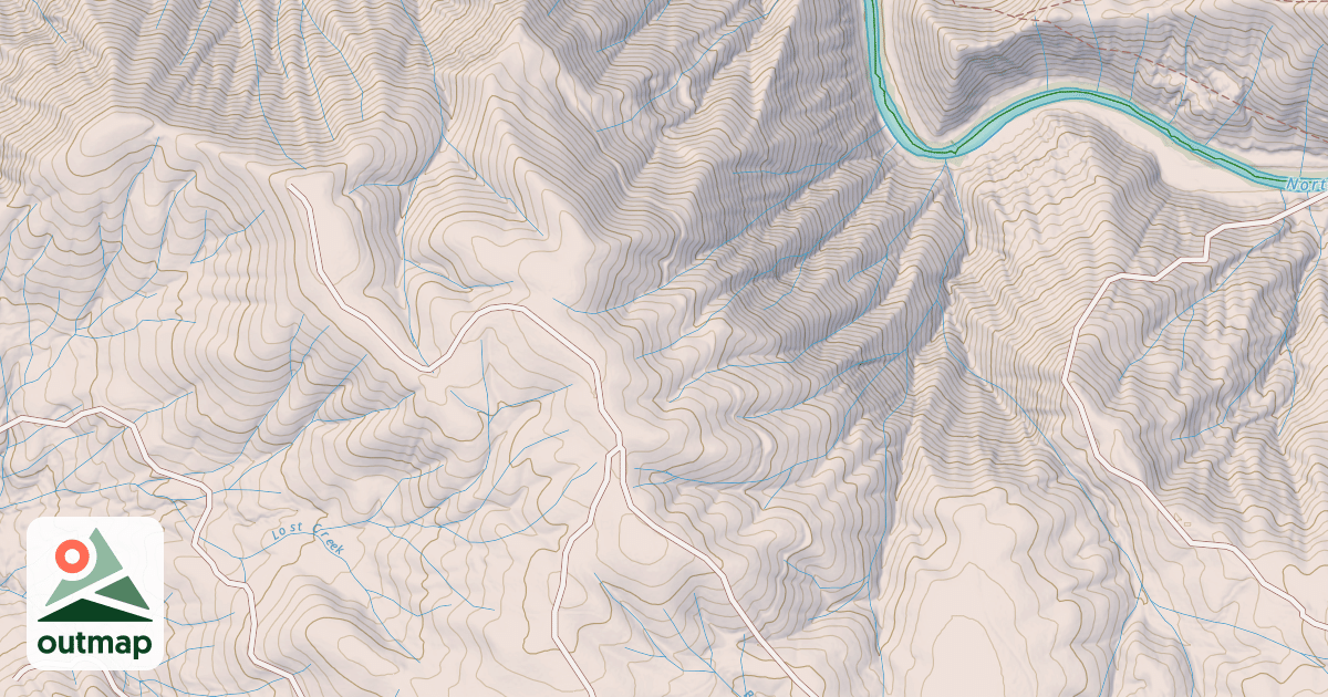 Map of PITTSBURG HILL SPUR