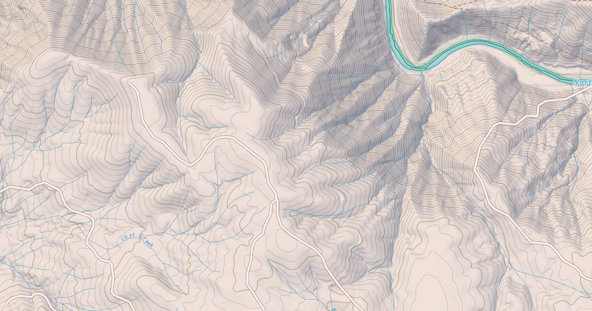Map preview of PITTSBURG HILL SPUR