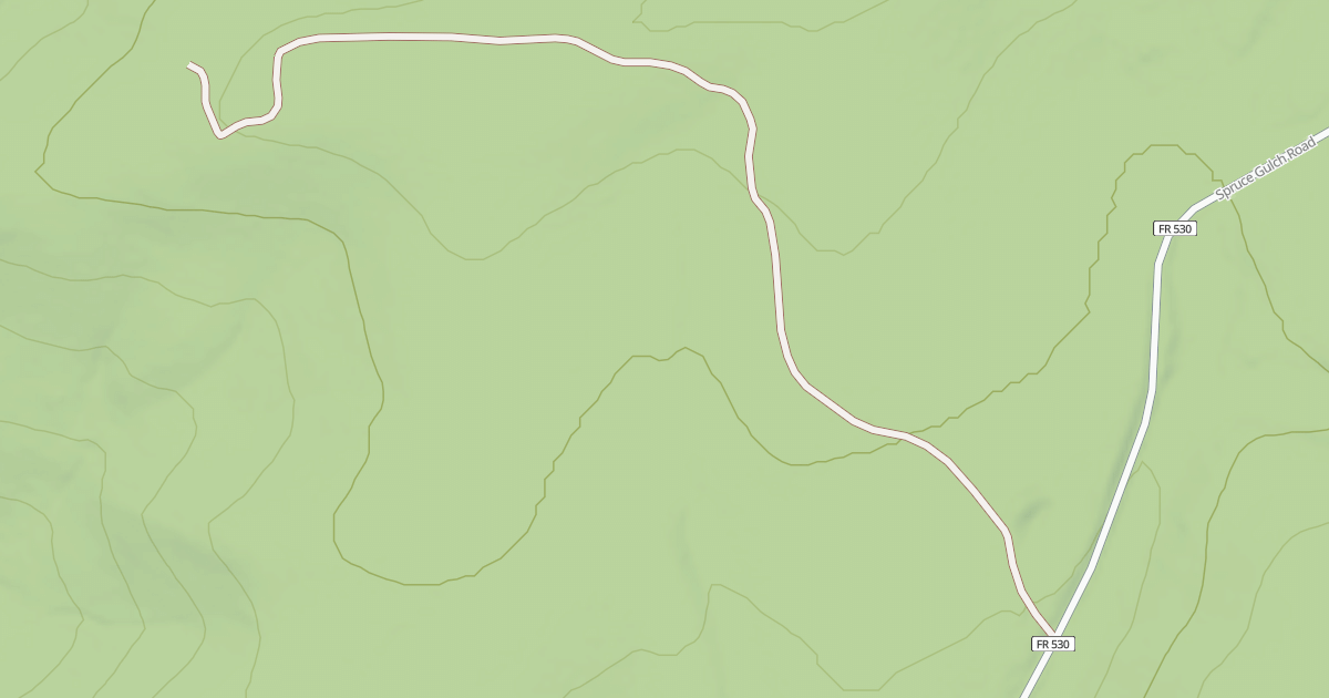 Map preview of CLEARCUT ROAD