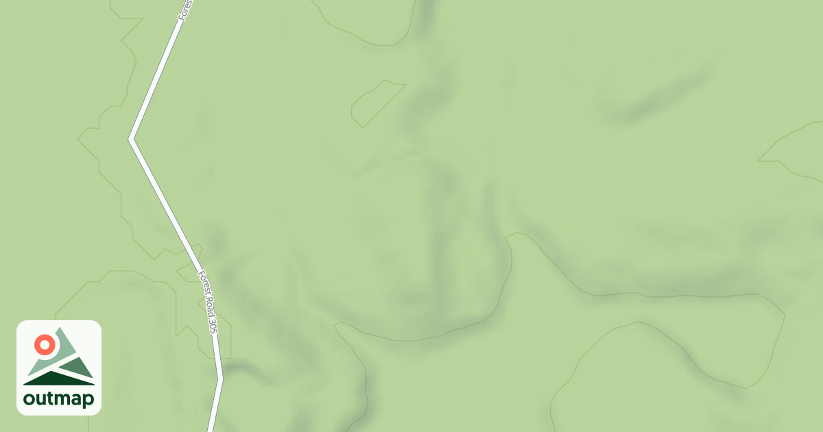 Map of FR 305A