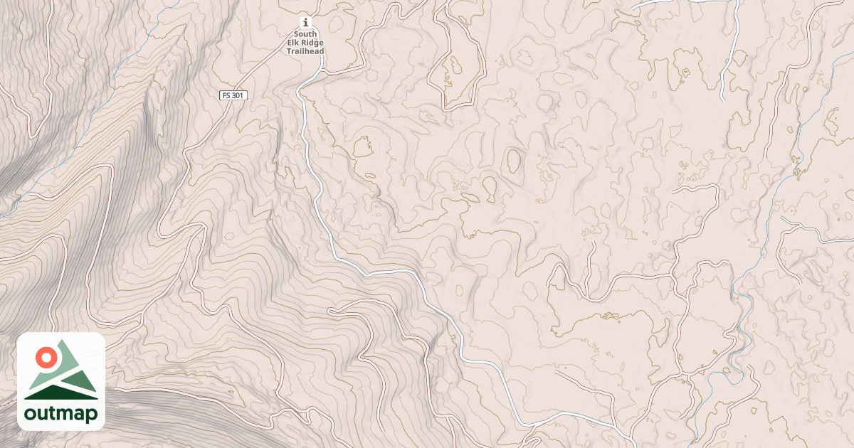 Map of ELK CREEK