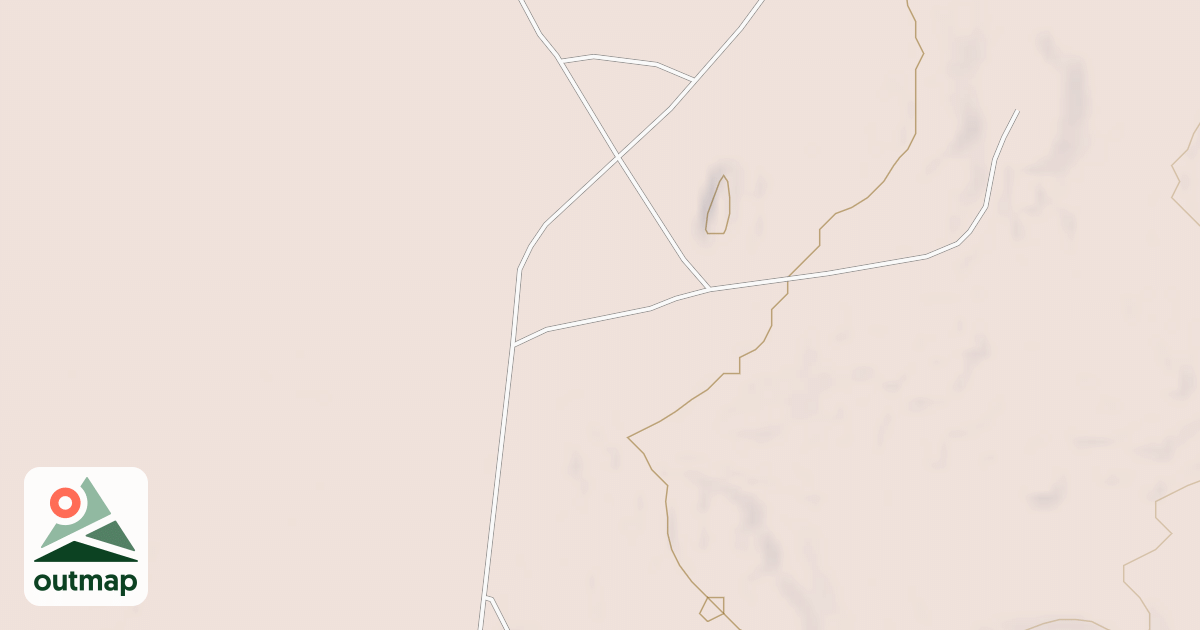 Map of Hackberry Trail System - Outer Loop Trail