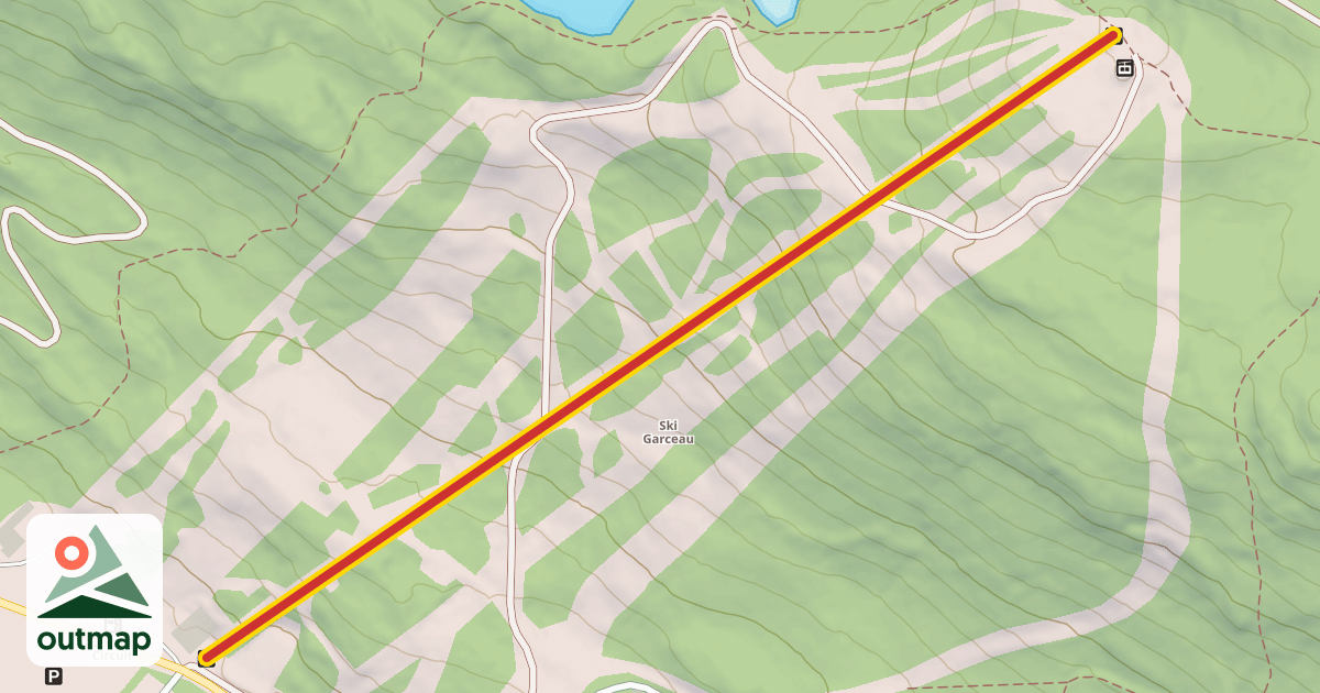 Map of Télésiège quadruple