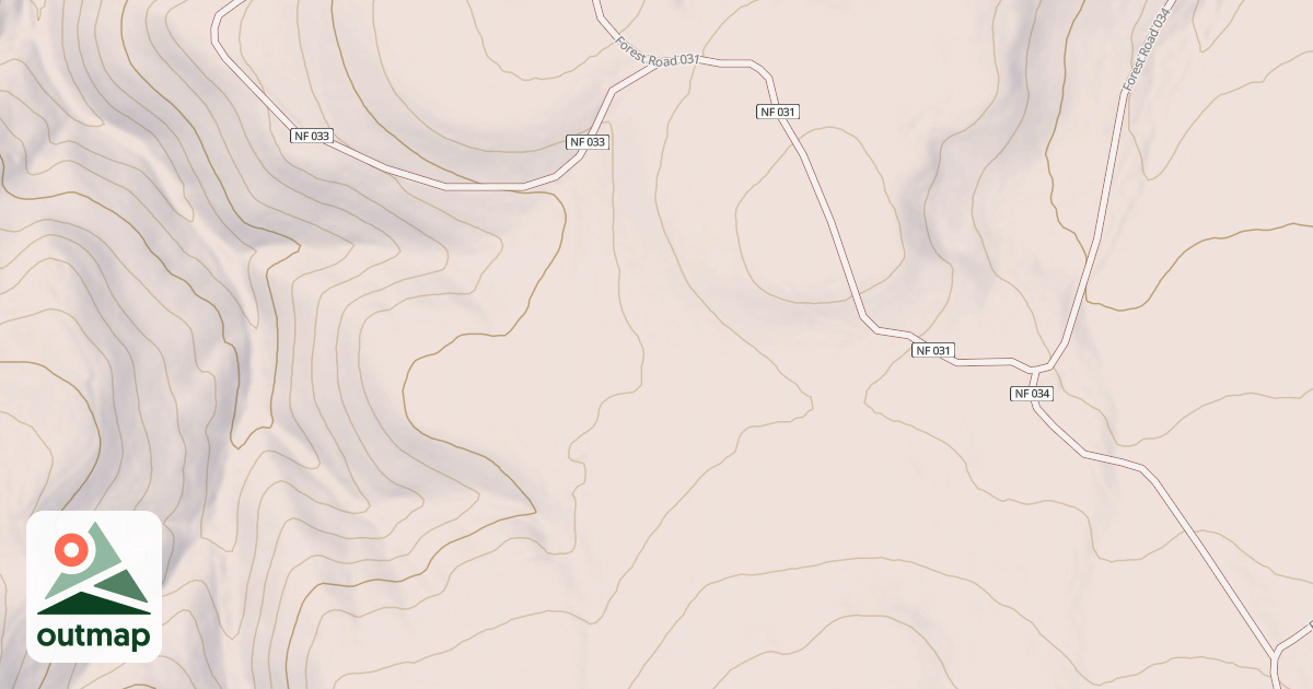 Map of USFS Motor Vehicle Use Map Trails 17896