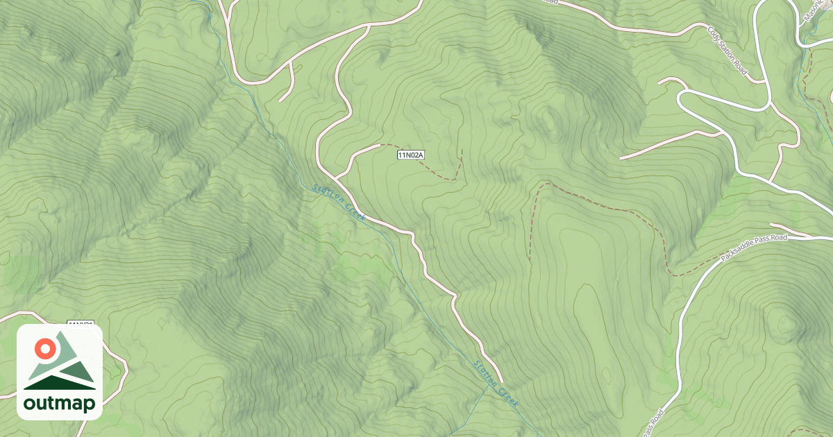 Map of ALPINE CREEK