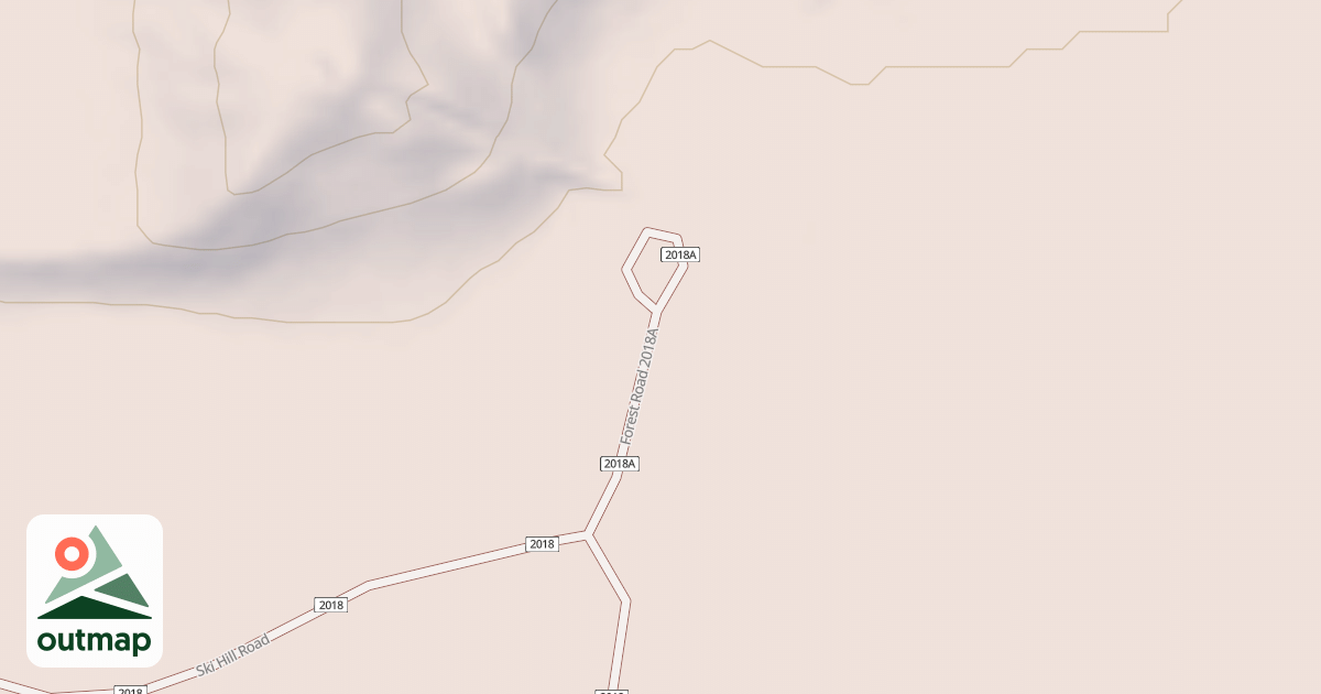 Map of SKI HILL SPUR A