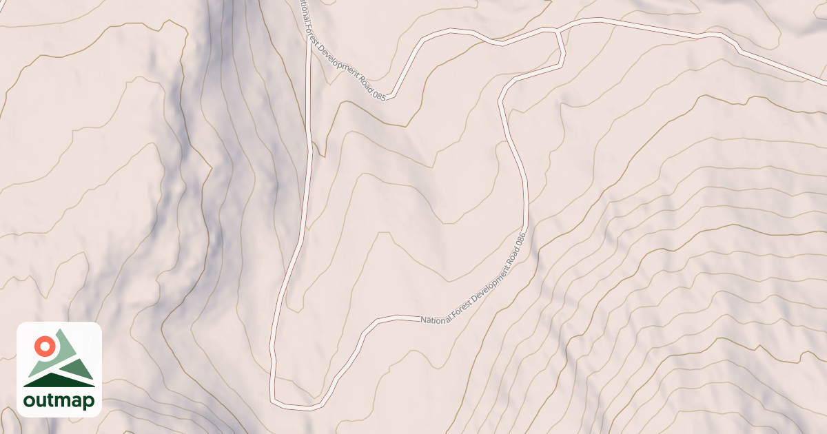 Map of USFS Motor Vehicle Use Map Roads {5EC816A1-4A8F-4809-92D3-3715881DCFE2}
