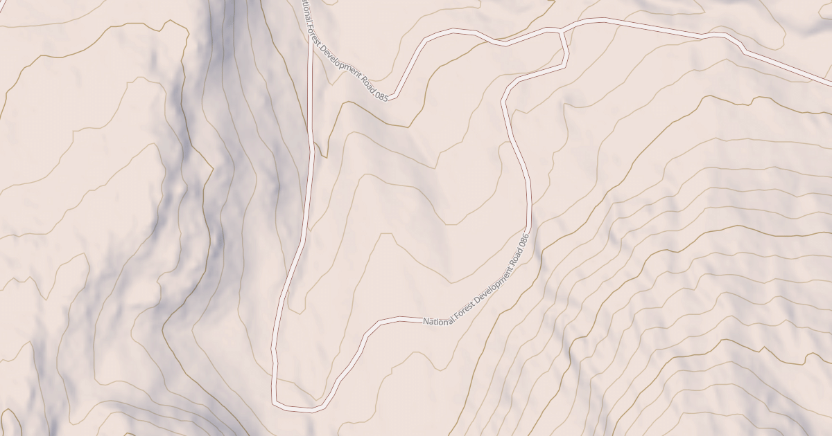 Map preview of USFS Motor Vehicle Use Map Roads {5EC816A1-4A8F-4809-92D3-3715881DCFE2}