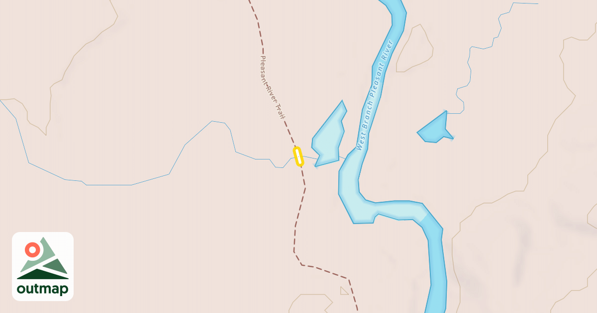 Map of Pleasant River Trail