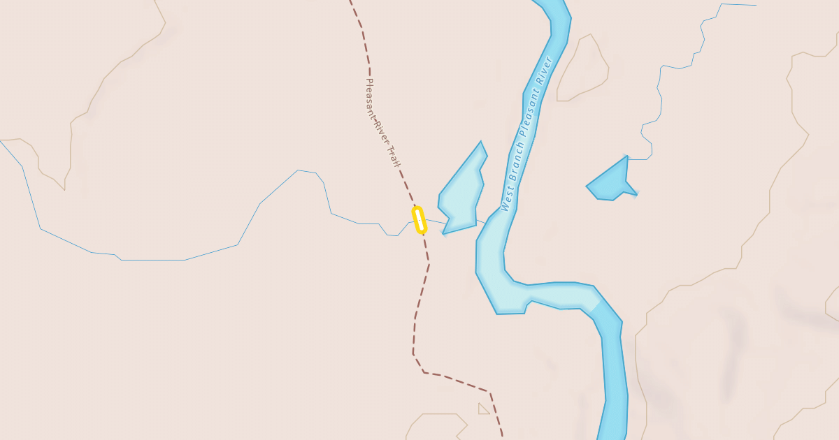 Map preview of Pleasant River Trail