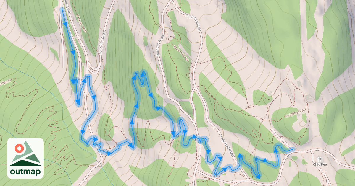 Map of Una Moss