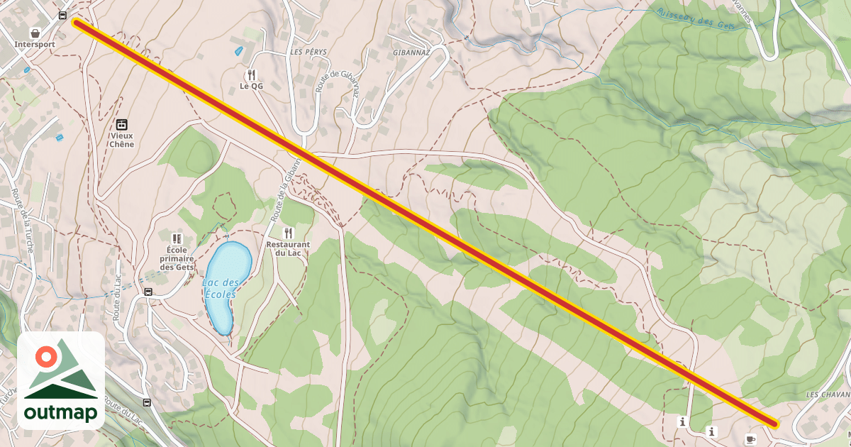 Map of Chavannes
