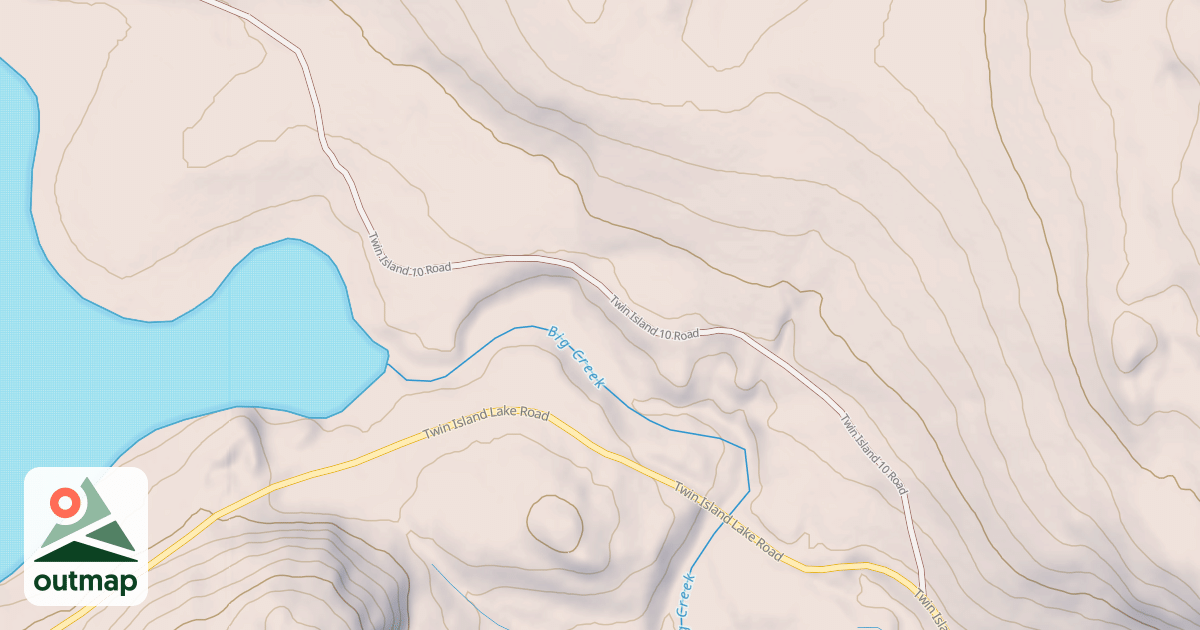 Map of TWIN ISLAND 10
