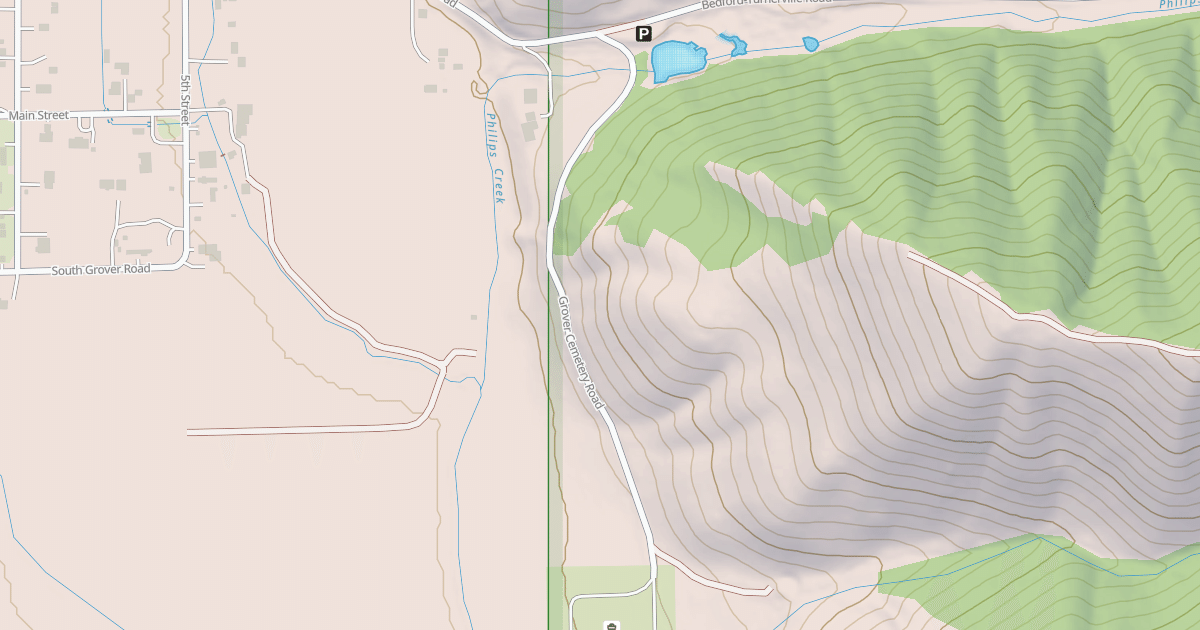 Map preview of GROVER CEMETERY