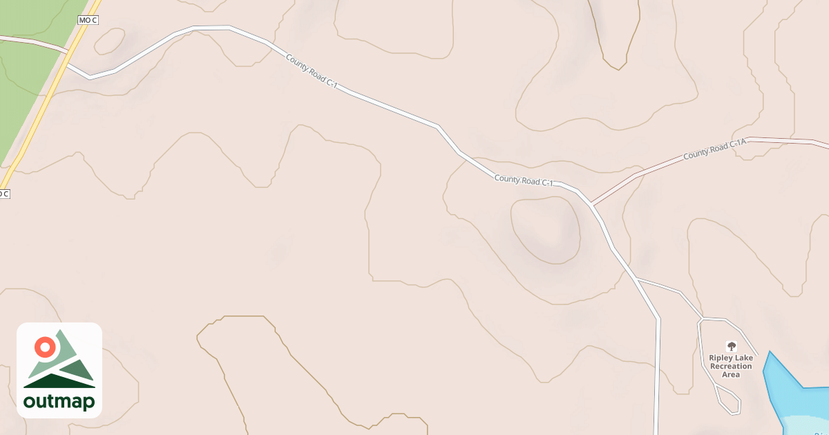 Map of RIPLEY LAKE