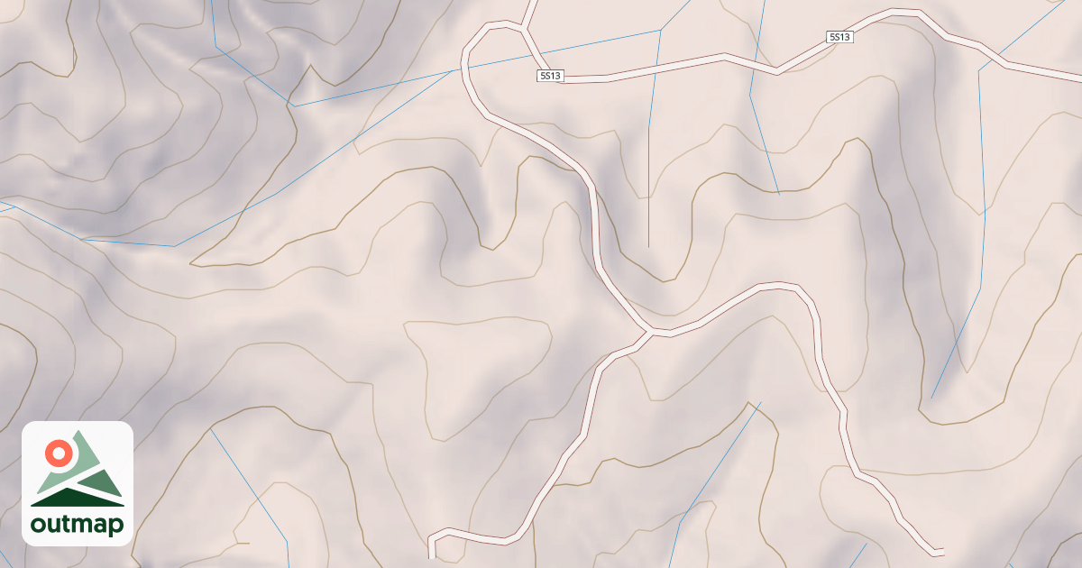 Map of CHIQUITO CANYON C SPUR
