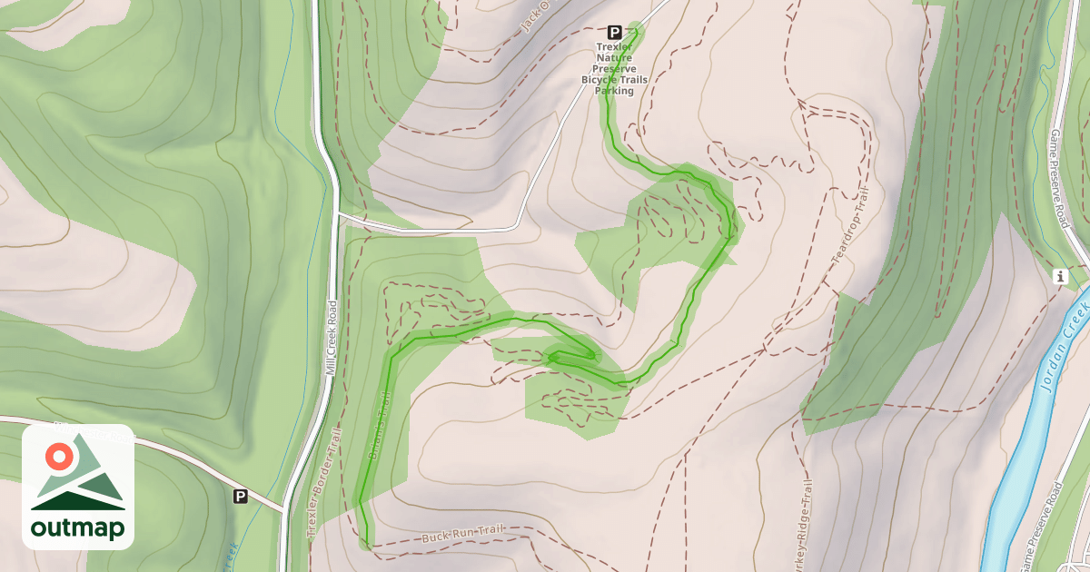 Map of Brian's Trail