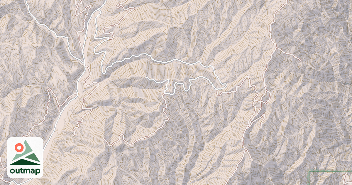 Map of EAST FORK SCRIVER CREEK