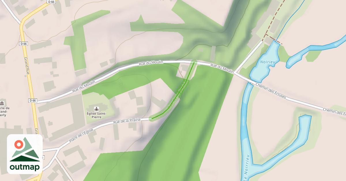Map of Rue de la Prairie