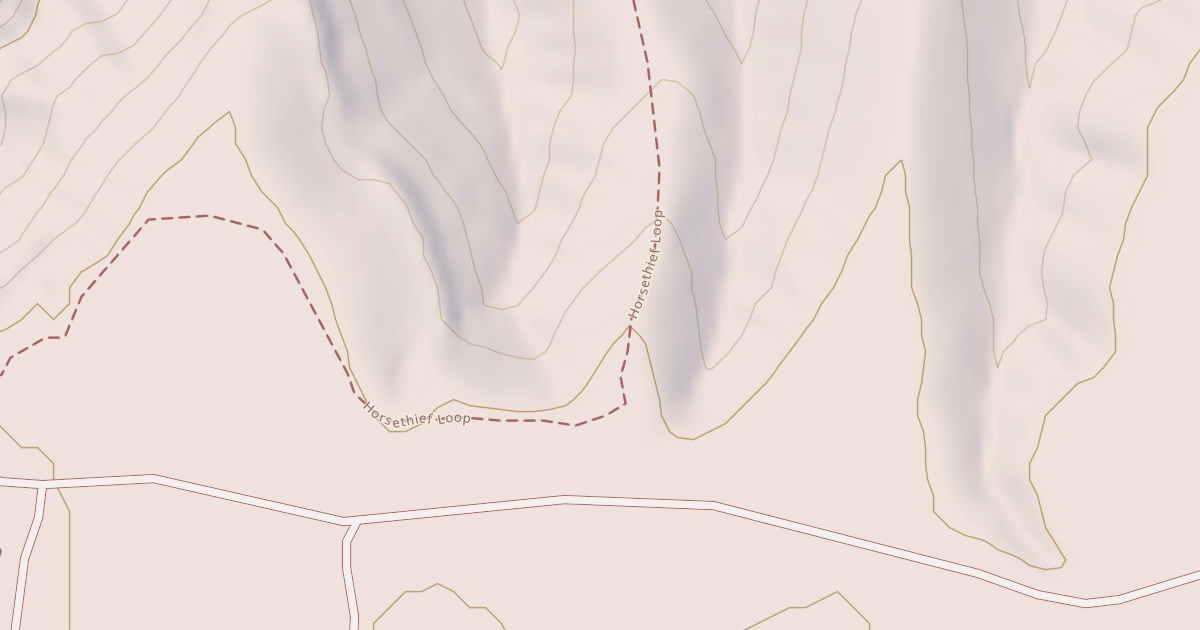 Map preview of Horse Theif Mesa Trail