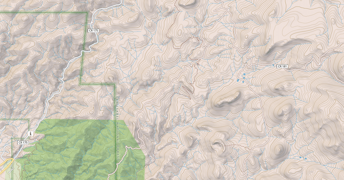 Map preview of DEAD HORSE GULCH 4WD